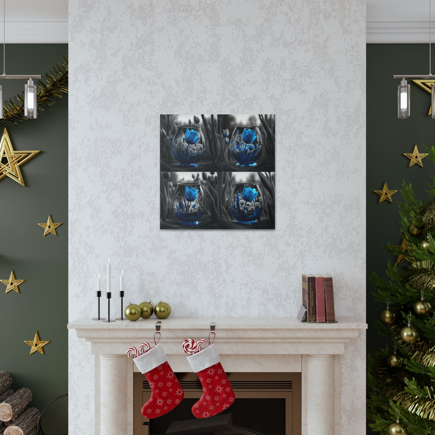 Canvas Gallery Wraps Tulip Blue 5