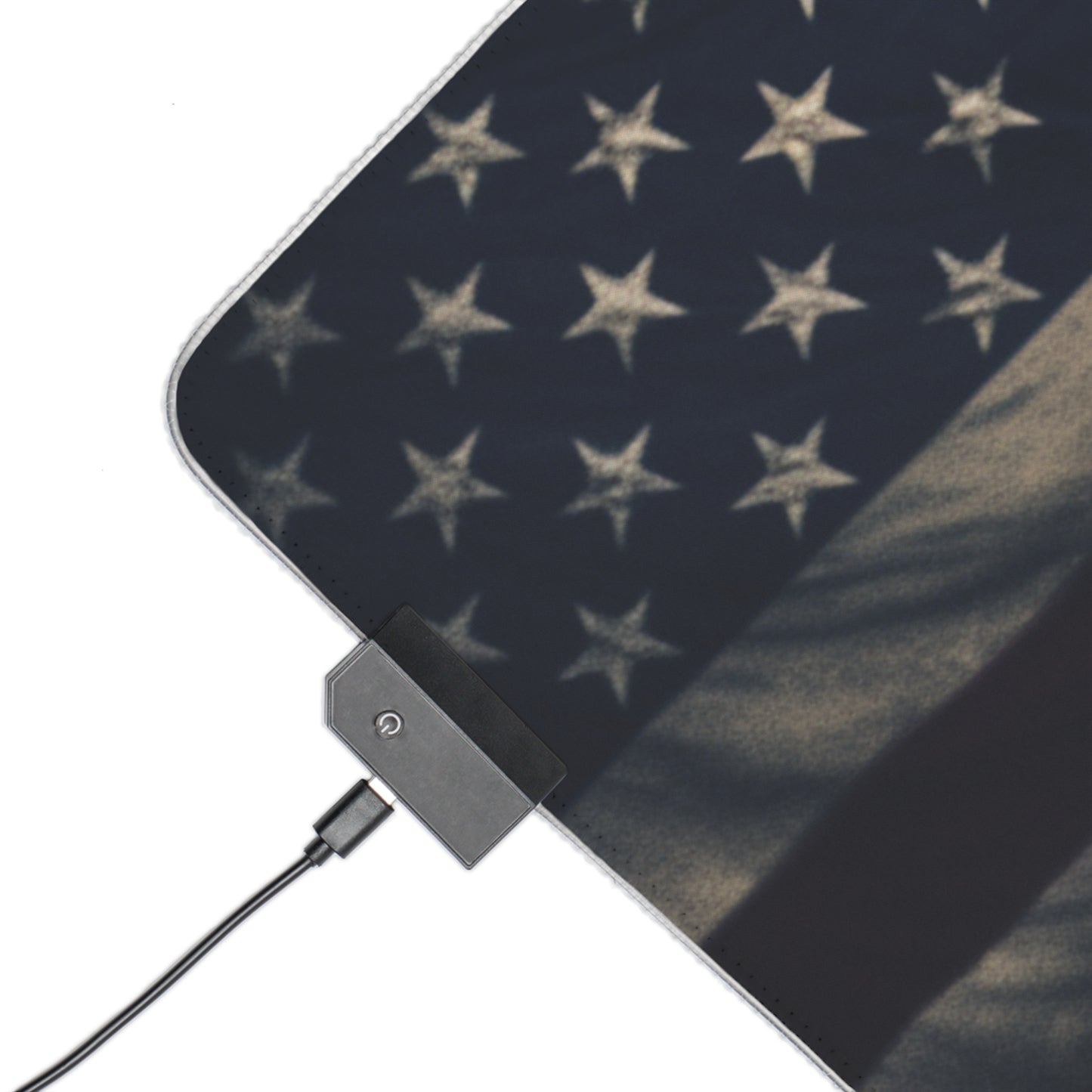 LED Gaming Mouse Pad Bugatti American Flag 3