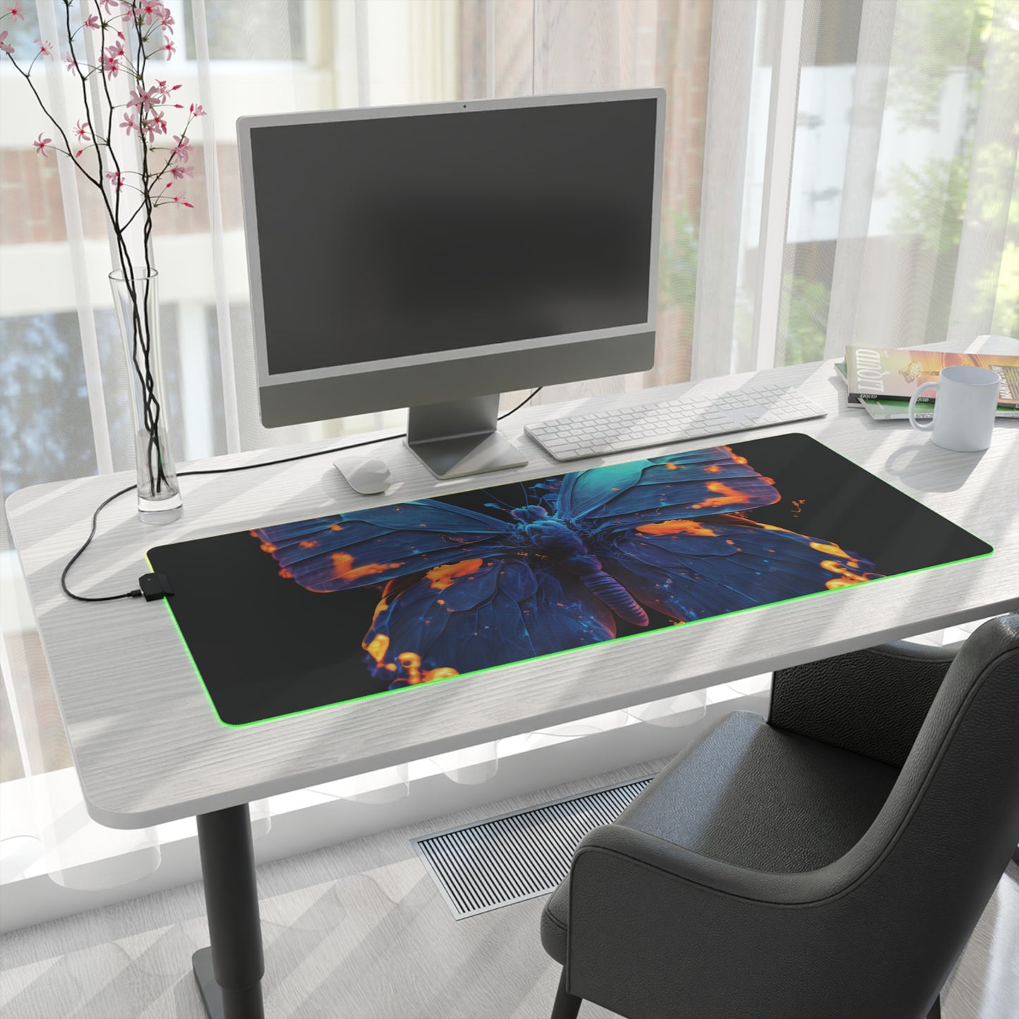 LED Gaming Mouse Pad Thermal Butterfly 3