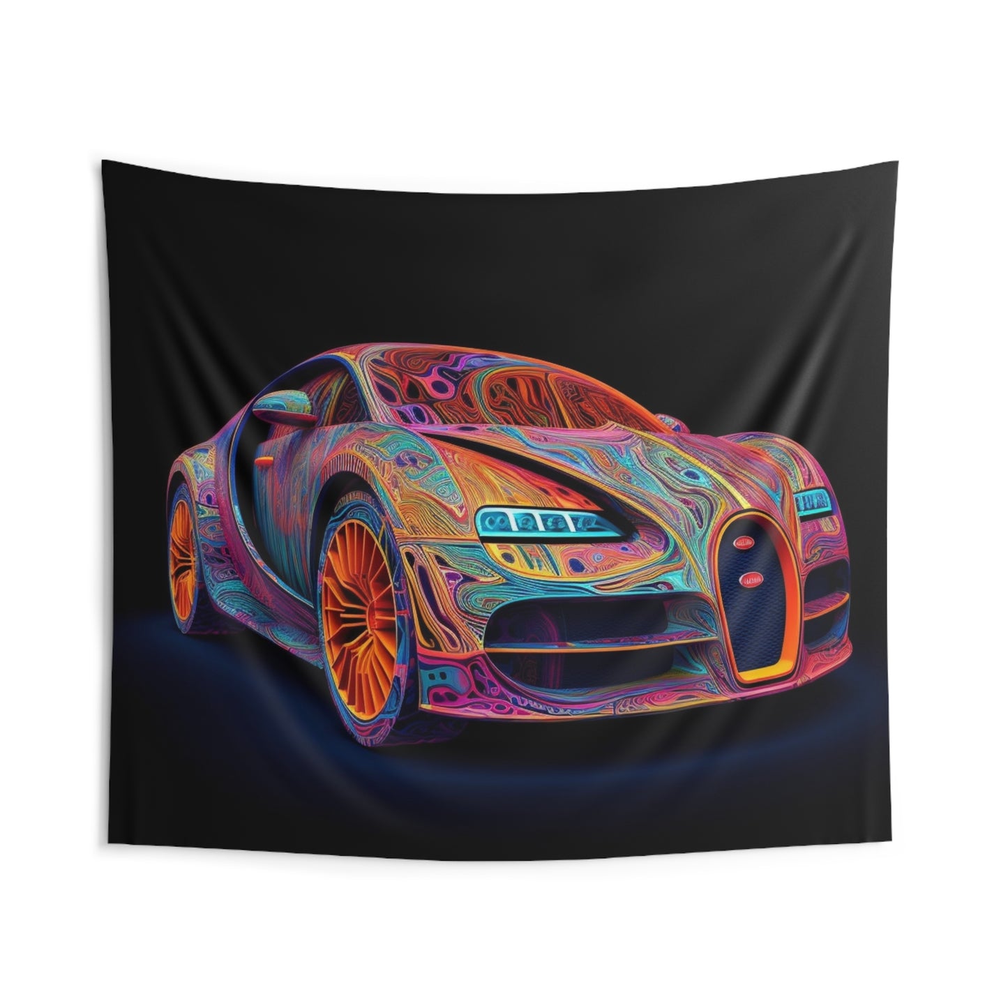 Indoor Wall Tapestries Bugatti Abstract Concept 1