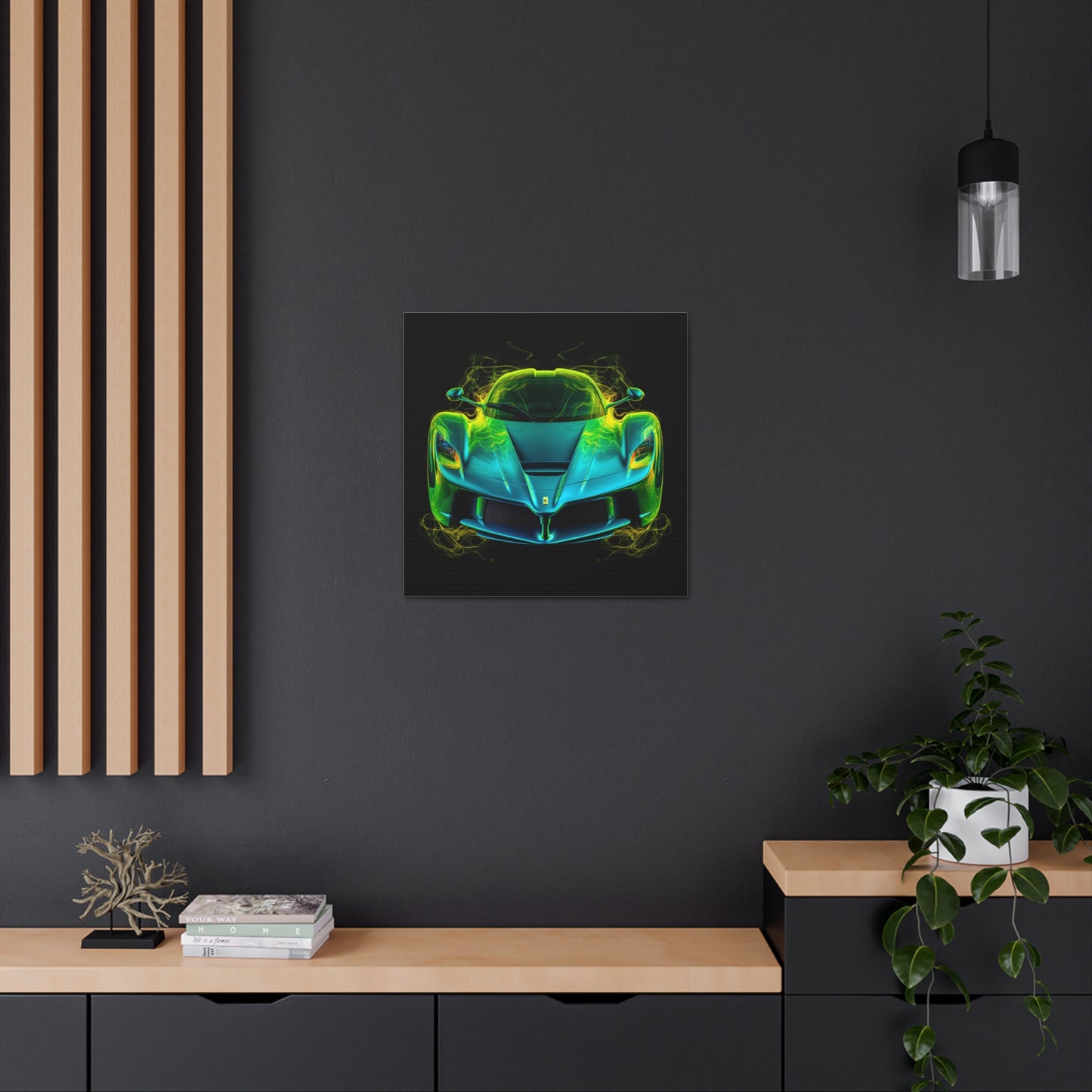 Canvas Gallery Wraps Ferrari Neon 2