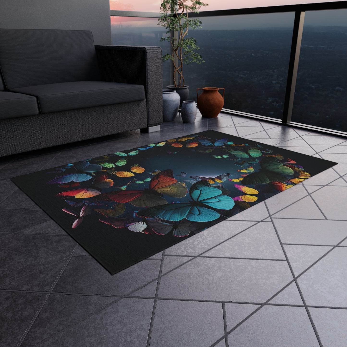 Outdoor Rug  Moon Butterfly 3