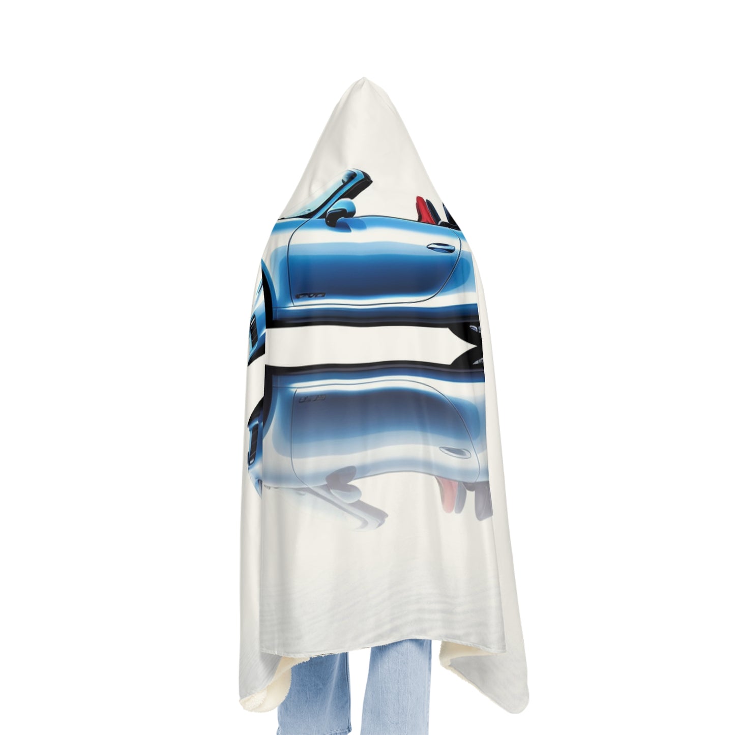 Snuggle Hooded Blanket 911 Speedster on water 4