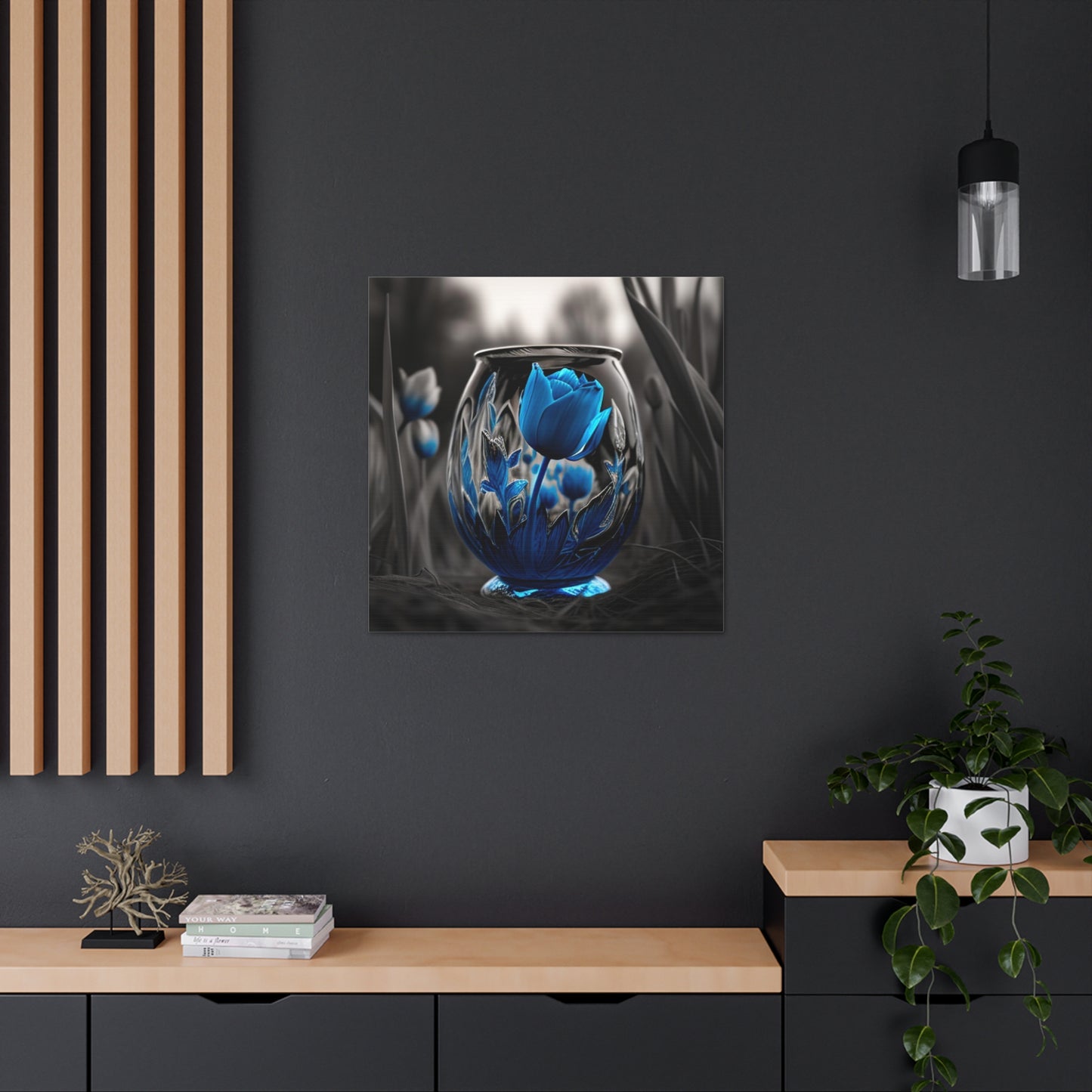 Canvas Gallery Wraps Tulip Blue 2