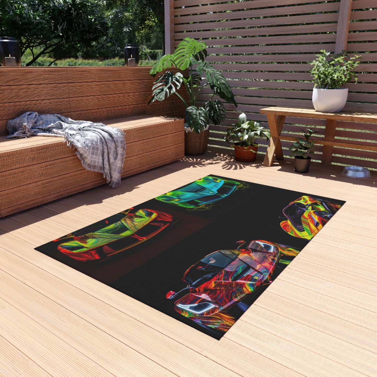 Outdoor Rug  Ferrari Neon 5