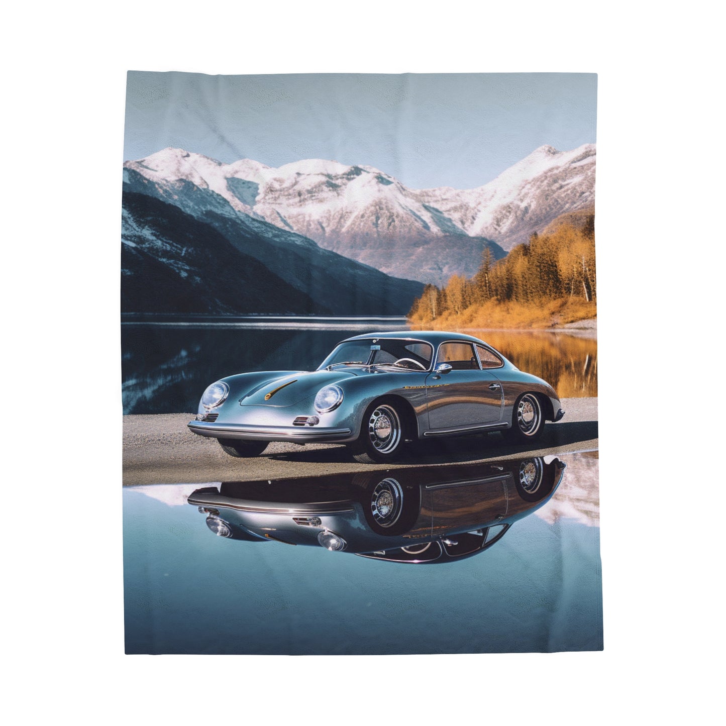 Velveteen Plush Blanket Porsche Lake 1