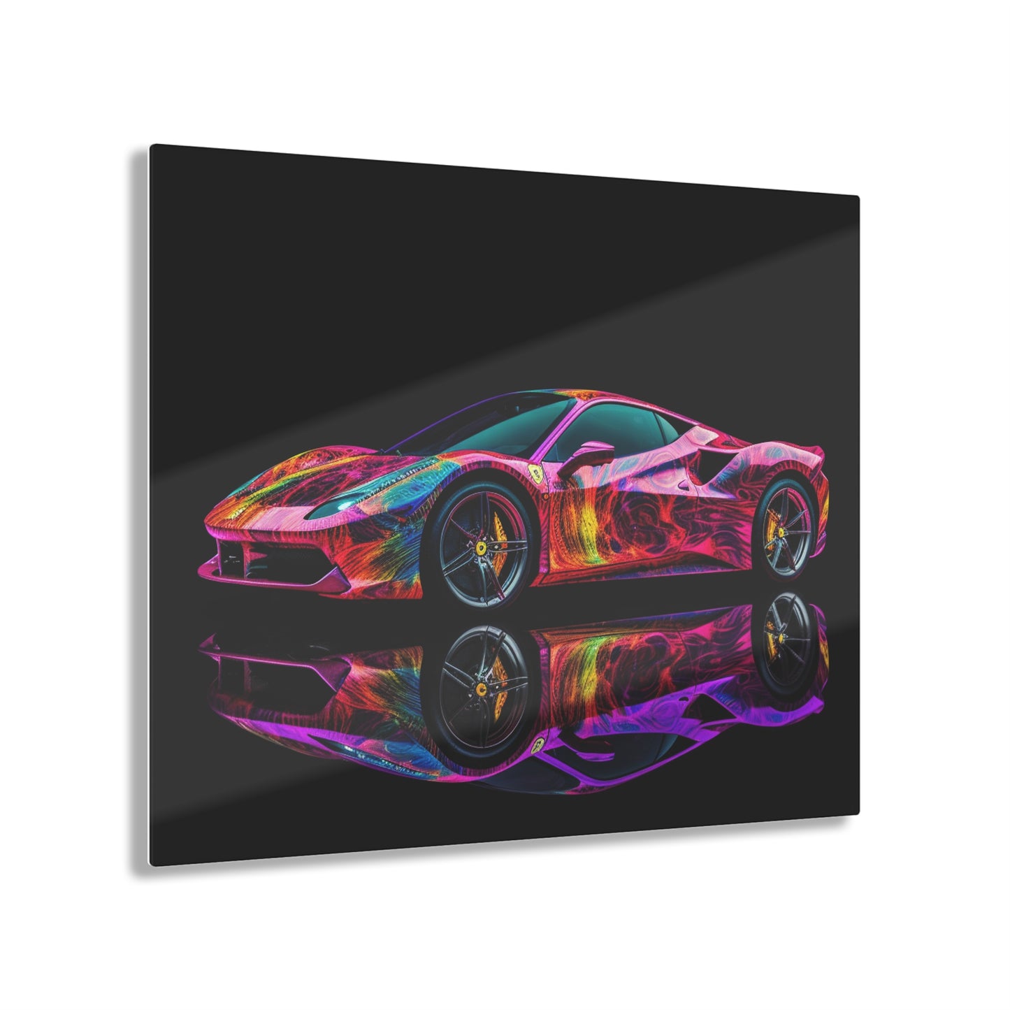 Acrylic Prints Ferrari Color 4