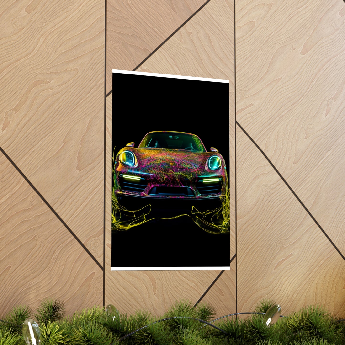 Premium Matte Vertical Posters Porsche Flair 2