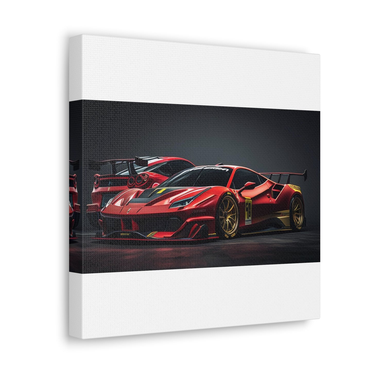 Canvas Gallery Wraps Ferrari Red 3