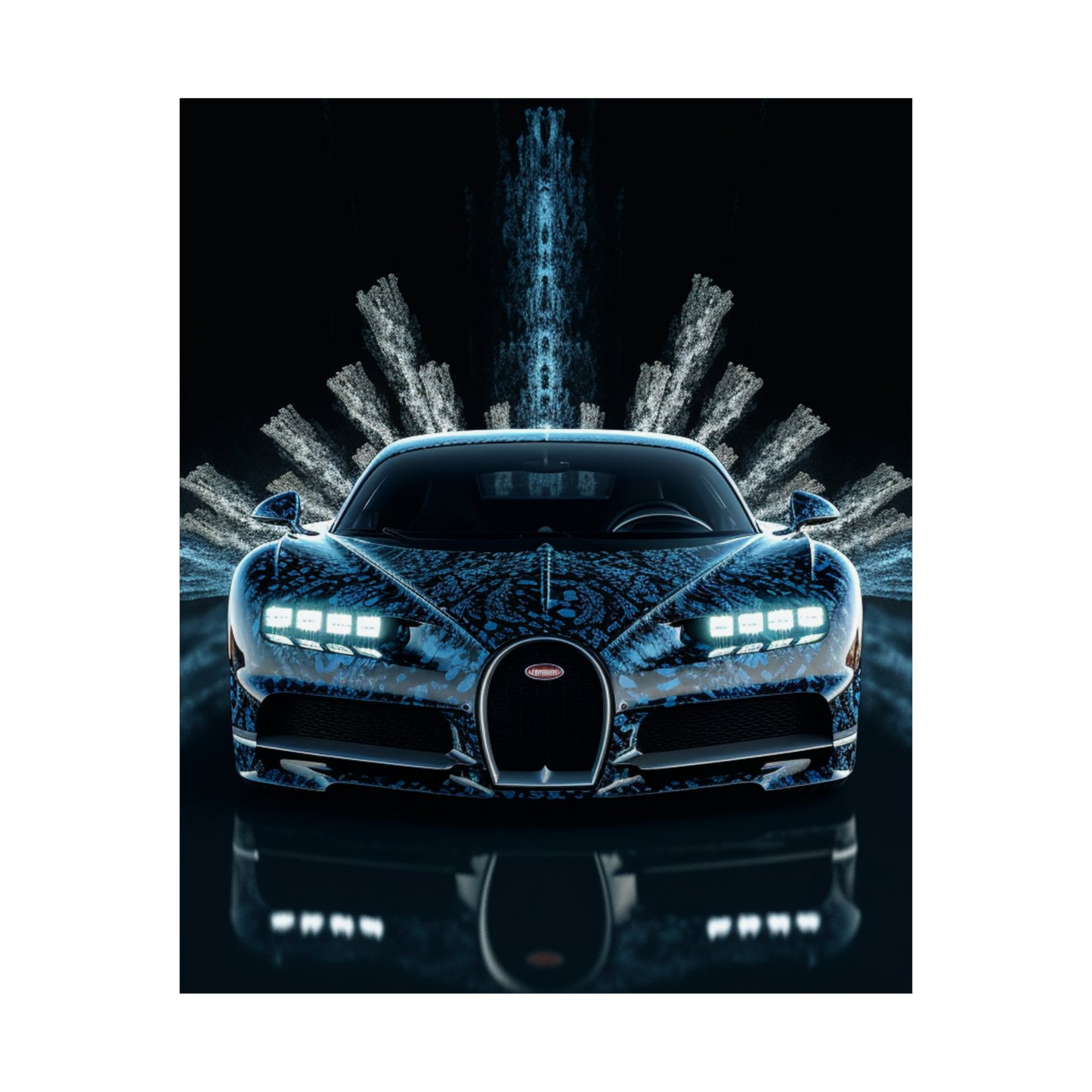 Premium Matte Vertical Posters Hyper Bugatti 2