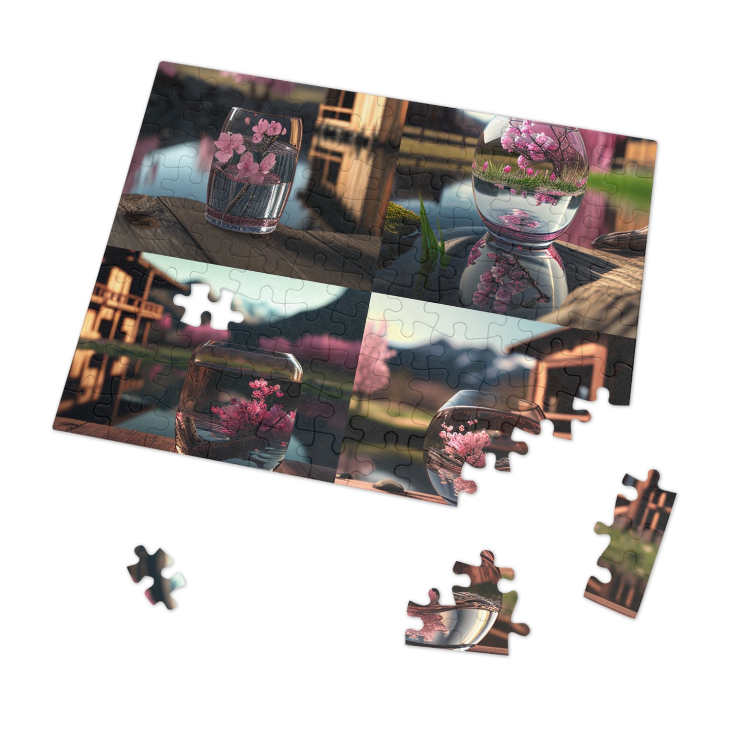 Jigsaw Puzzle (30, 110, 252, 500,1000-Piece) Cherry Blossom 5