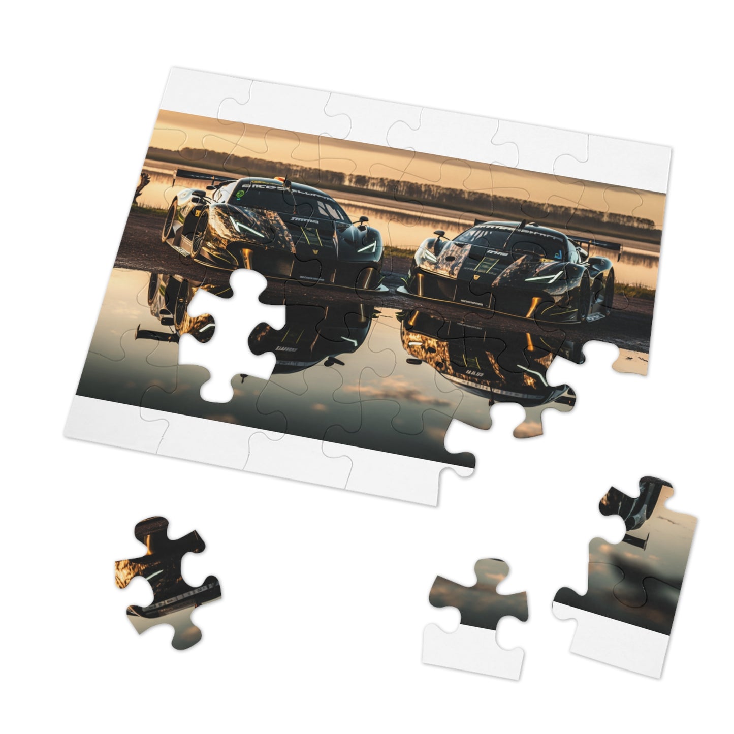 Jigsaw Puzzle (30, 110, 252, 500,1000-Piece) Ferrari Lake 4