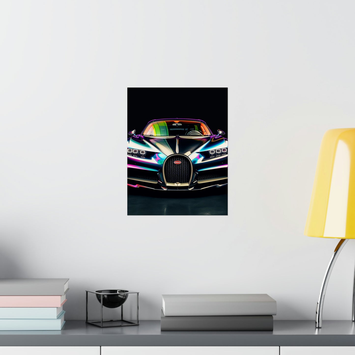 Premium Matte Vertical Posters Hyper Bugatti Chiron 4