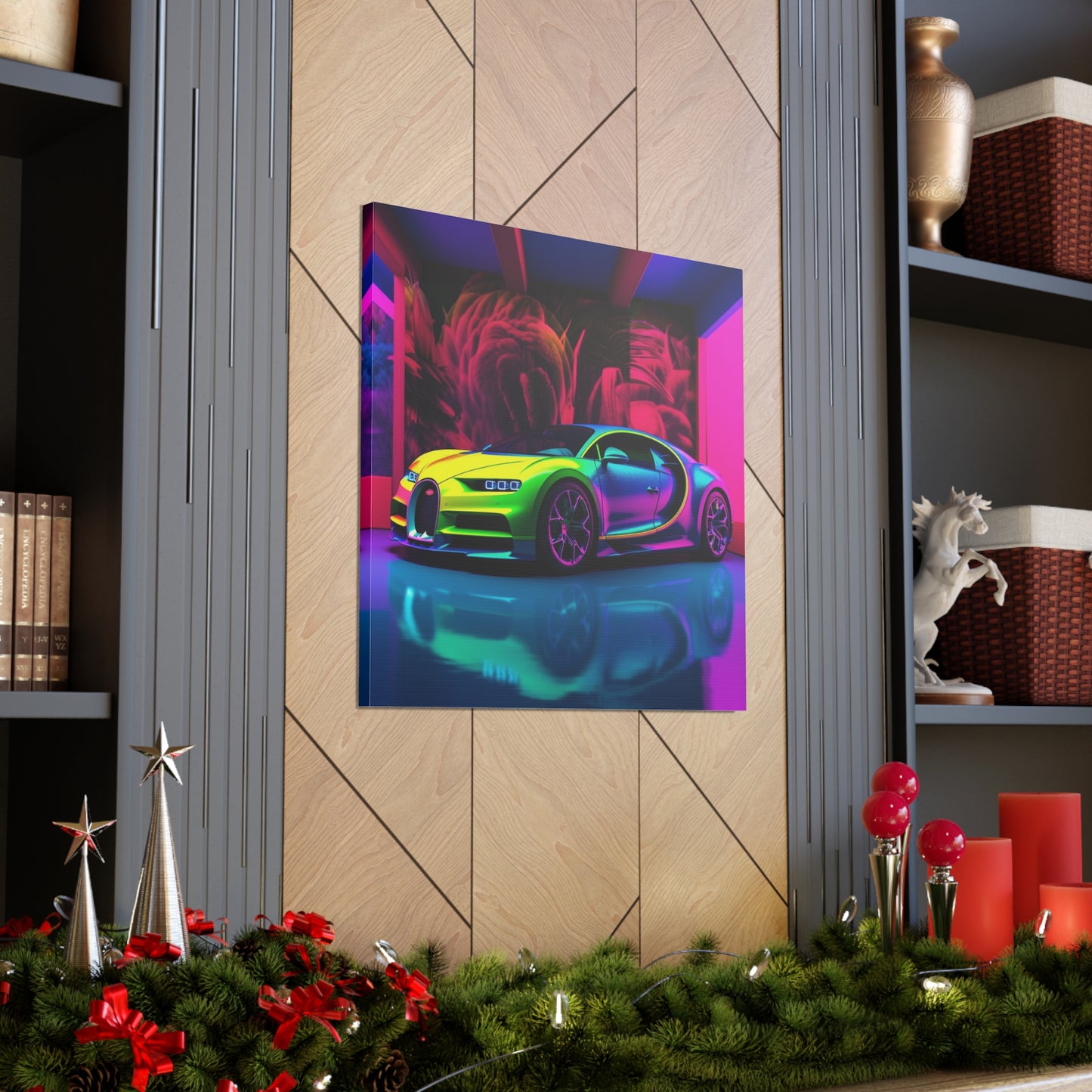 Canvas Gallery Wraps Florescent Bugatti Flair 1