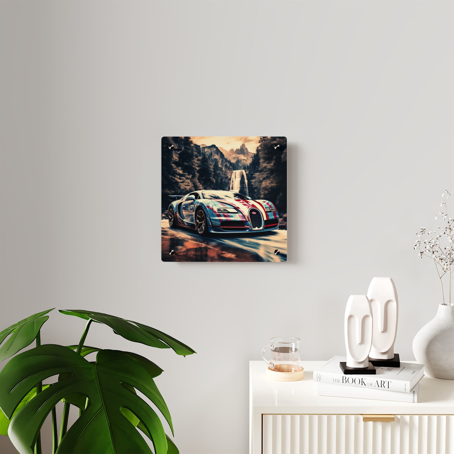 Acrylic Wall Art Panels Bugatti Waterfall 1