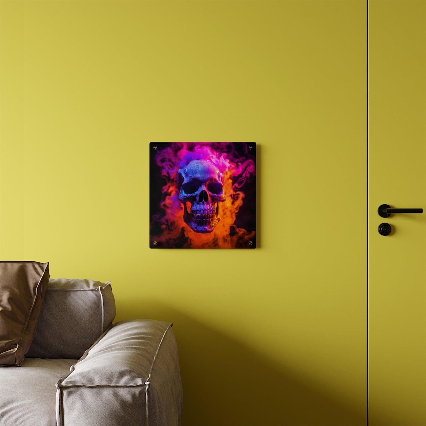 Acrylic Wall Art Panels Macro Skull 4