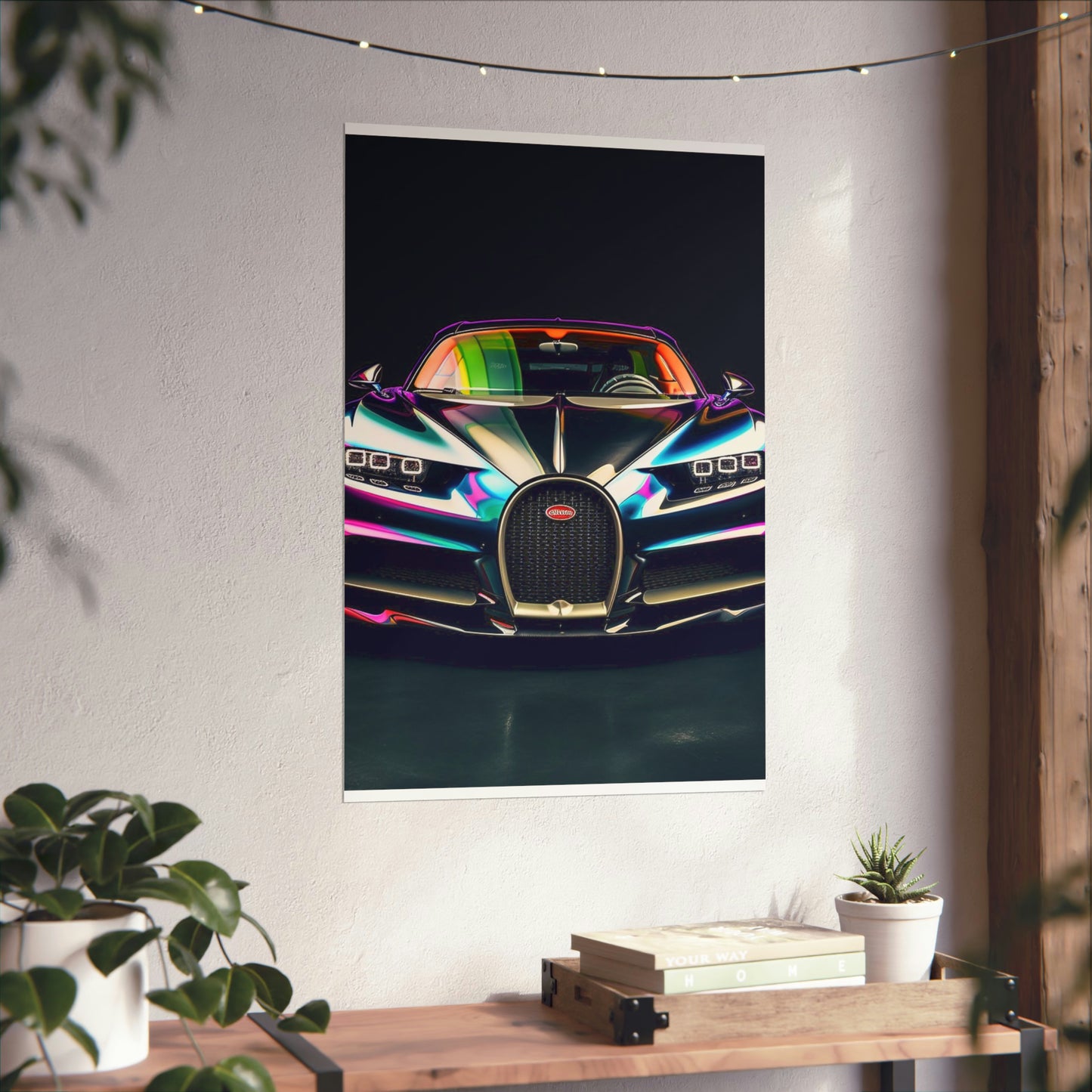 Premium Matte Vertical Posters Hyper Bugatti Chiron 4