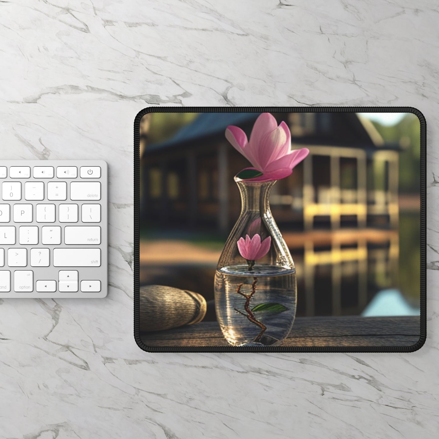 Gaming Mouse Pad  Magnolia in a Glass vase 4