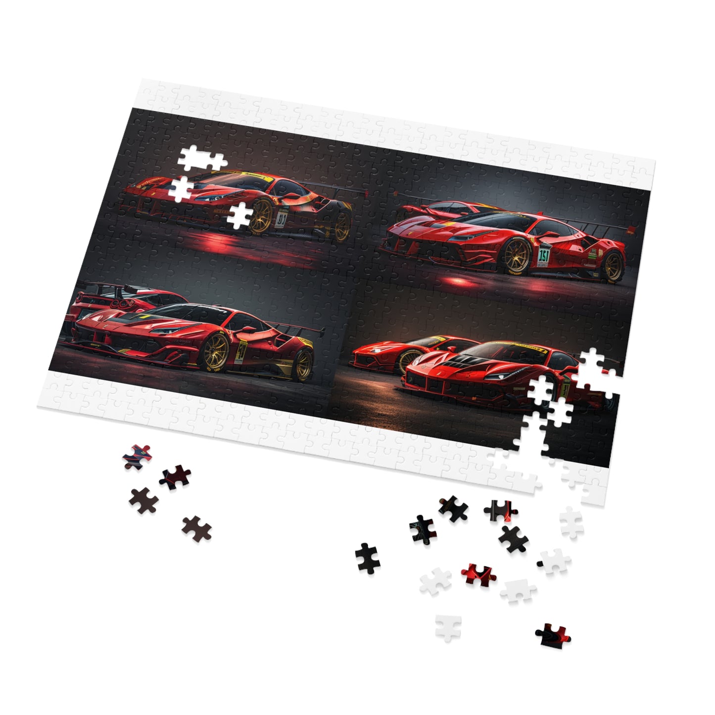 Jigsaw Puzzle (30, 110, 252, 500,1000-Piece) Ferrari Red 5