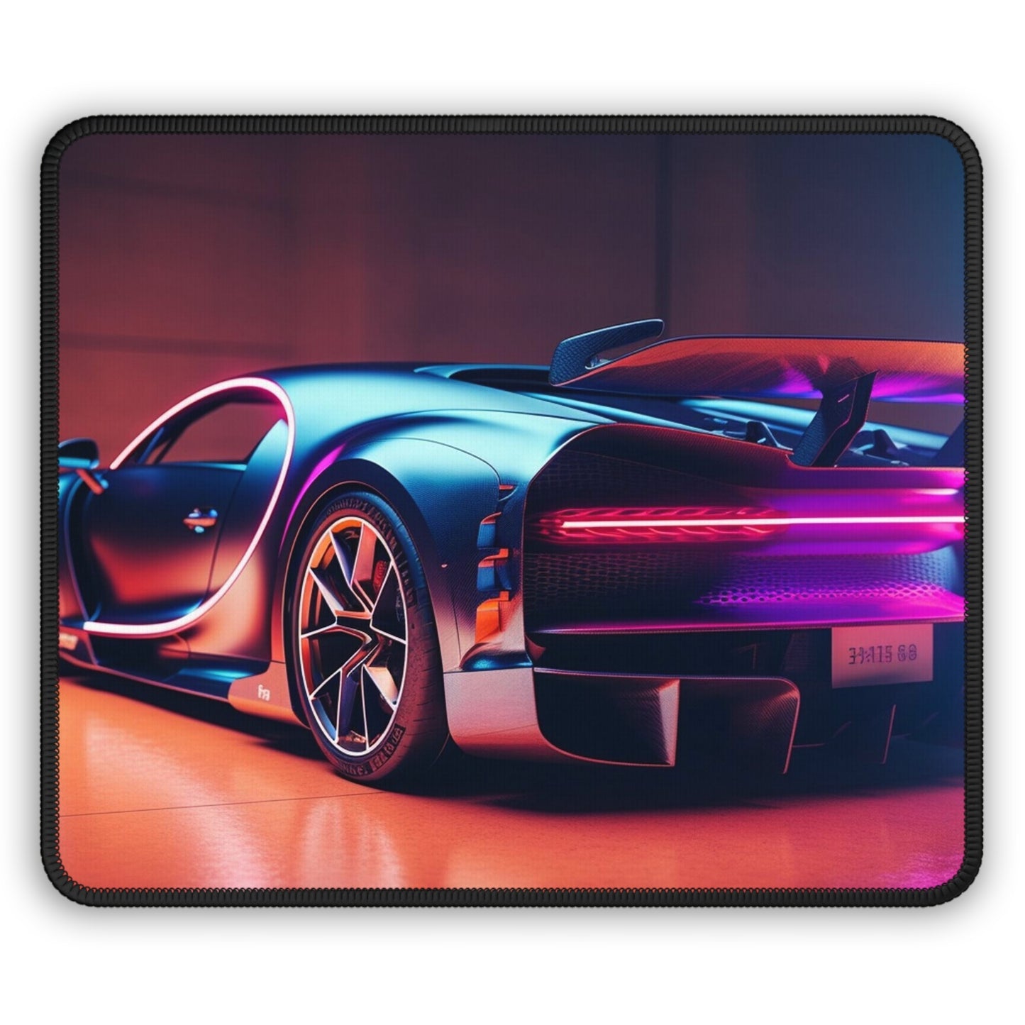 Gaming Mouse Pad  Hyper Bugatti Neon Chiron 2