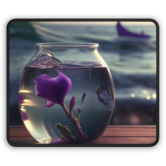 Gaming Mouse Pad  Purple Sweet pea in a vase 1