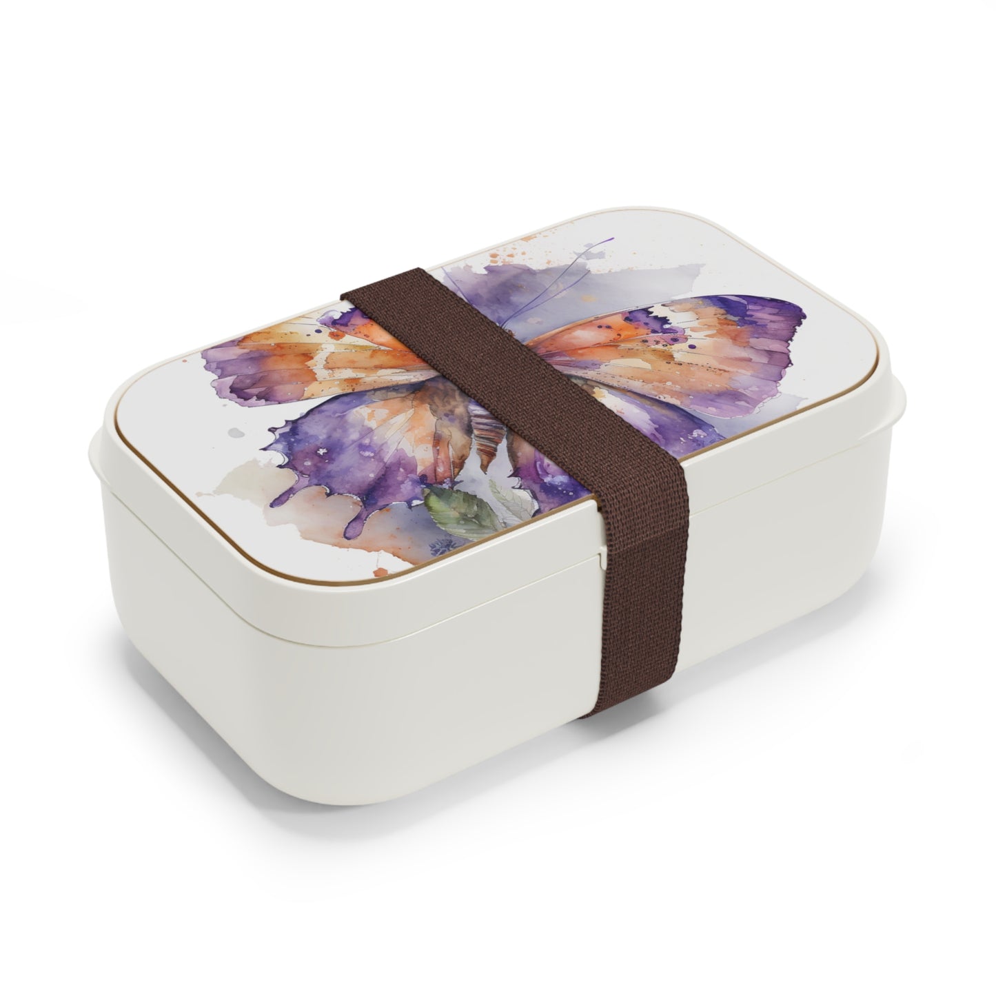 Bento Lunch Box MerlinRose Watercolor Butterfly 1