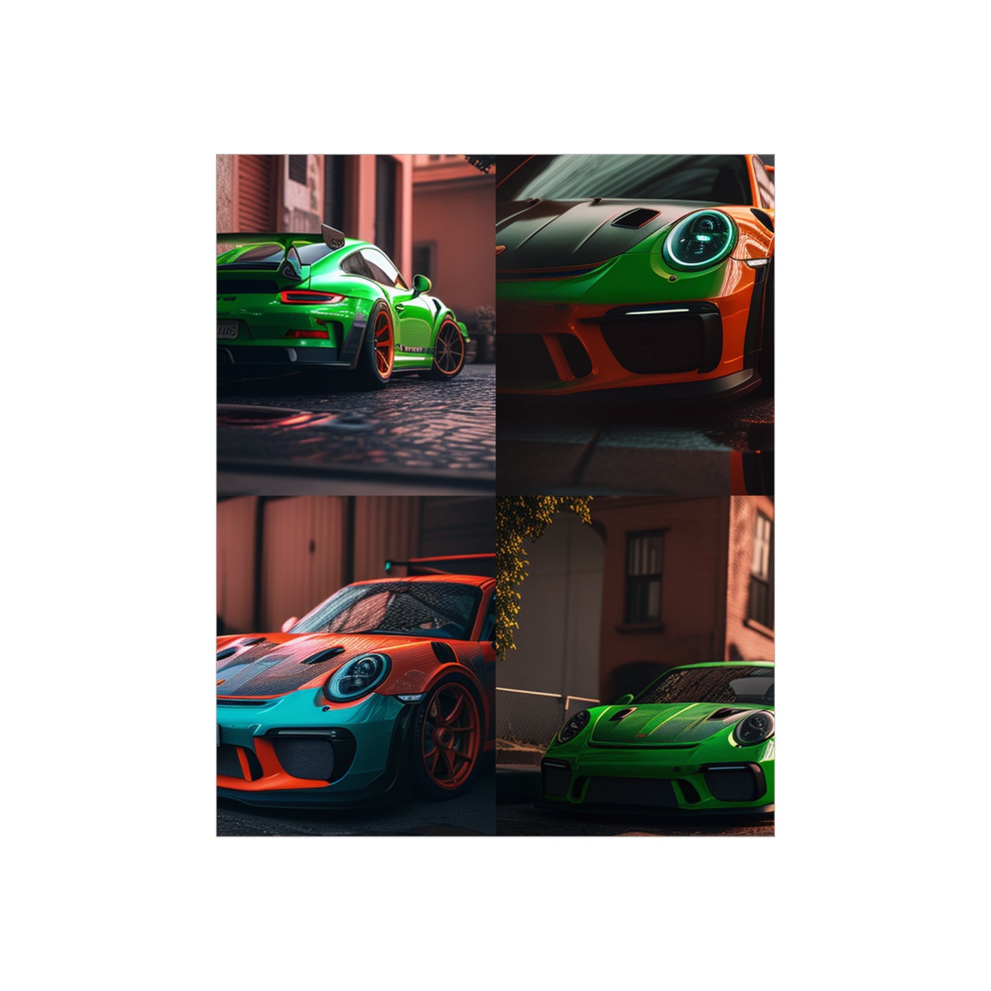 Premium Matte Vertical Posters porsche 911 gt3 5