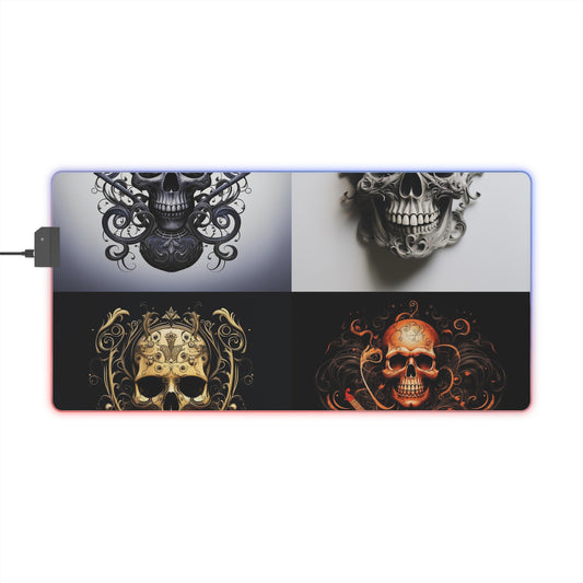 LED Gaming Mouse Pad Skull Treble Clef 5