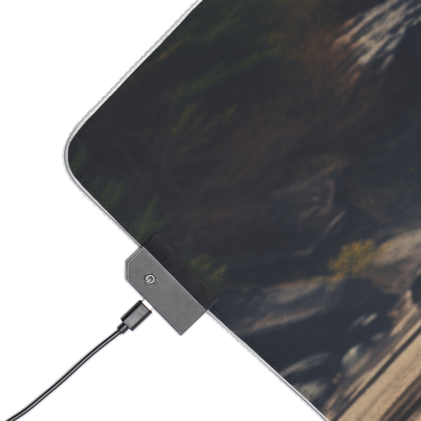 LED Gaming Mouse Pad American Flag Porsche Abstract 1