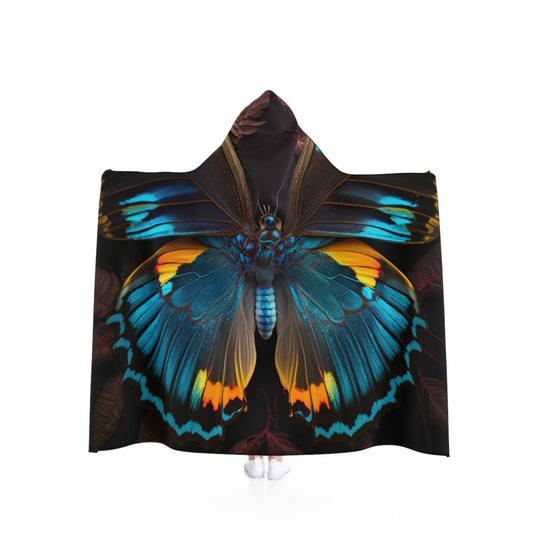 Hooded Blanket Neon Butterfly Flair 1