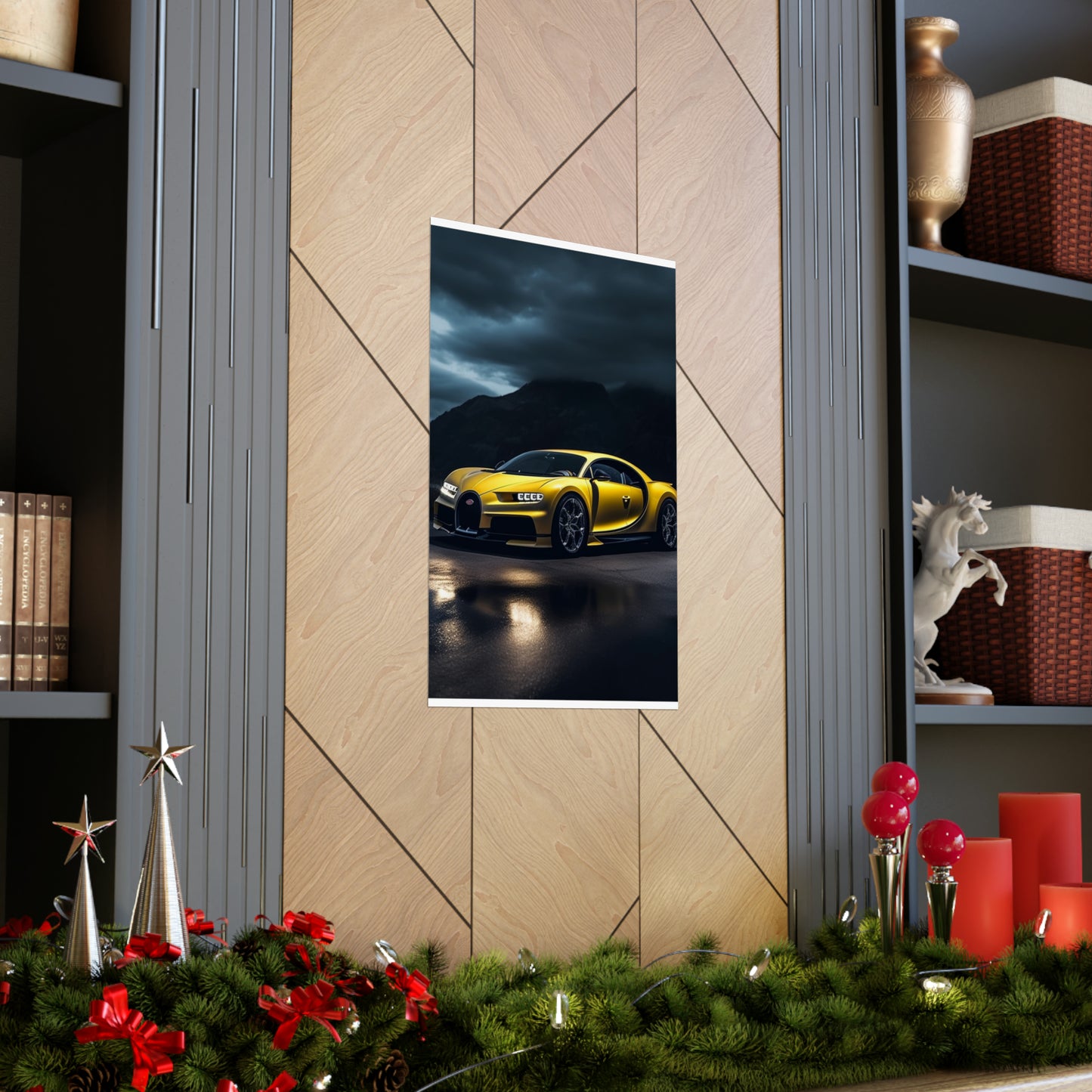 Premium Matte Vertical Posters Bugatti Real Look 4