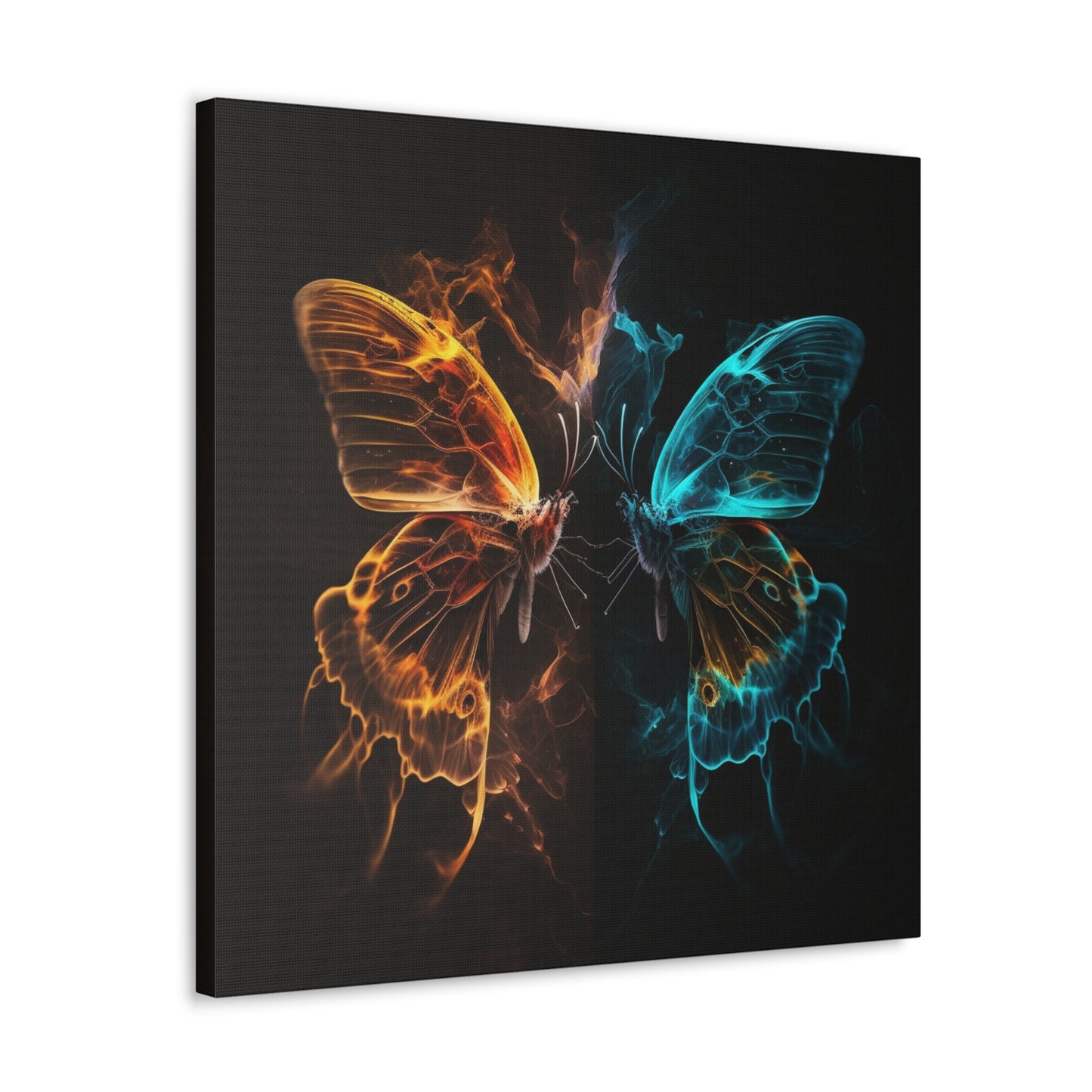 Canvas Gallery Wraps Kiss Neon Butterfly 6