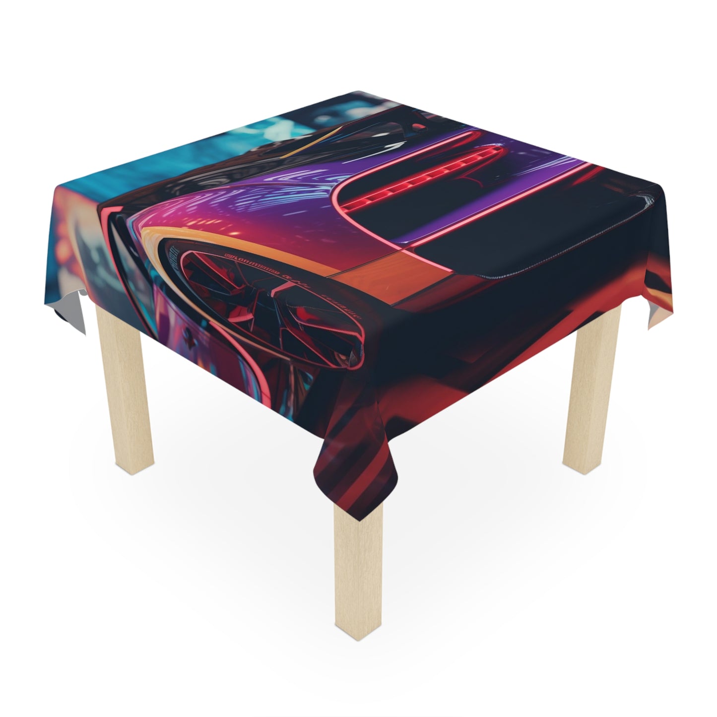 Tablecloth Hyper Bugatti Neon Chiron 3