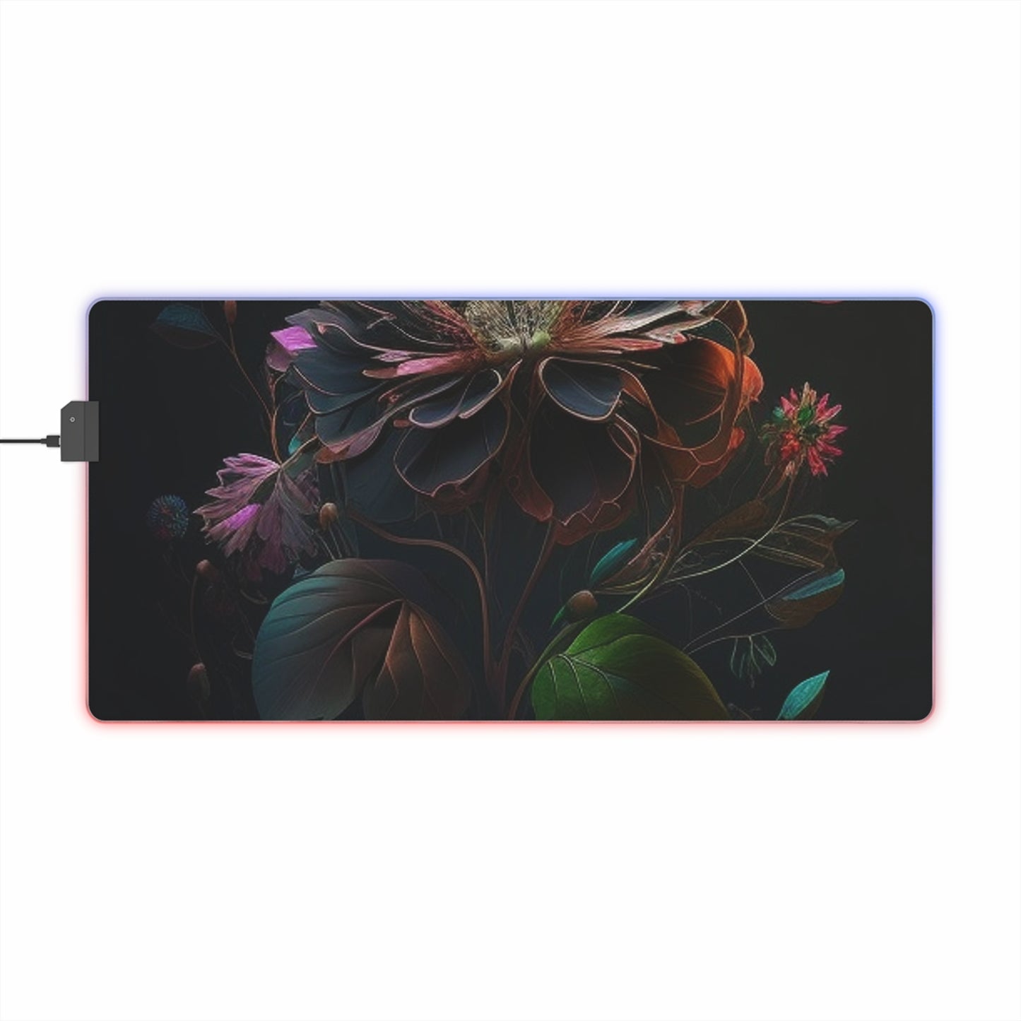 LED Gaming Mouse Pad Flower Arangment 2