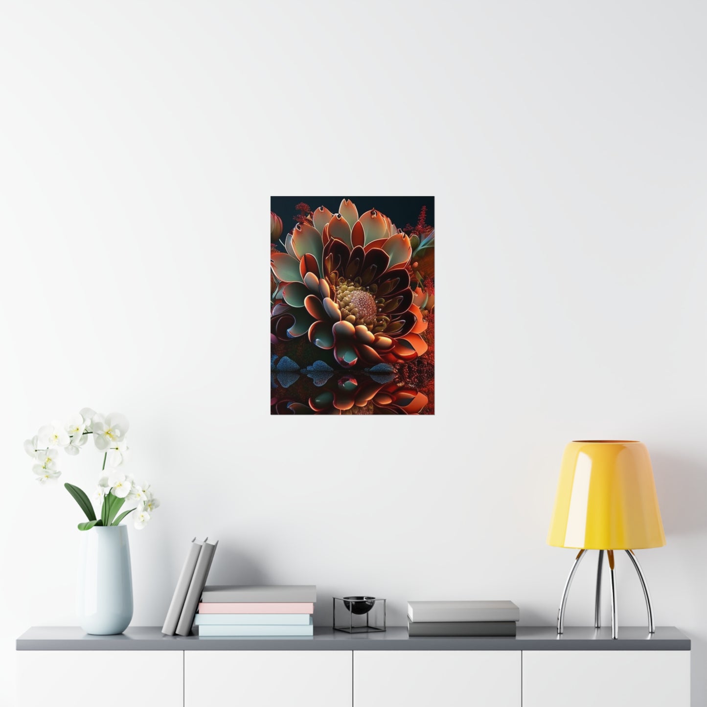 Premium Matte Vertical Posters Flower Arangment 4