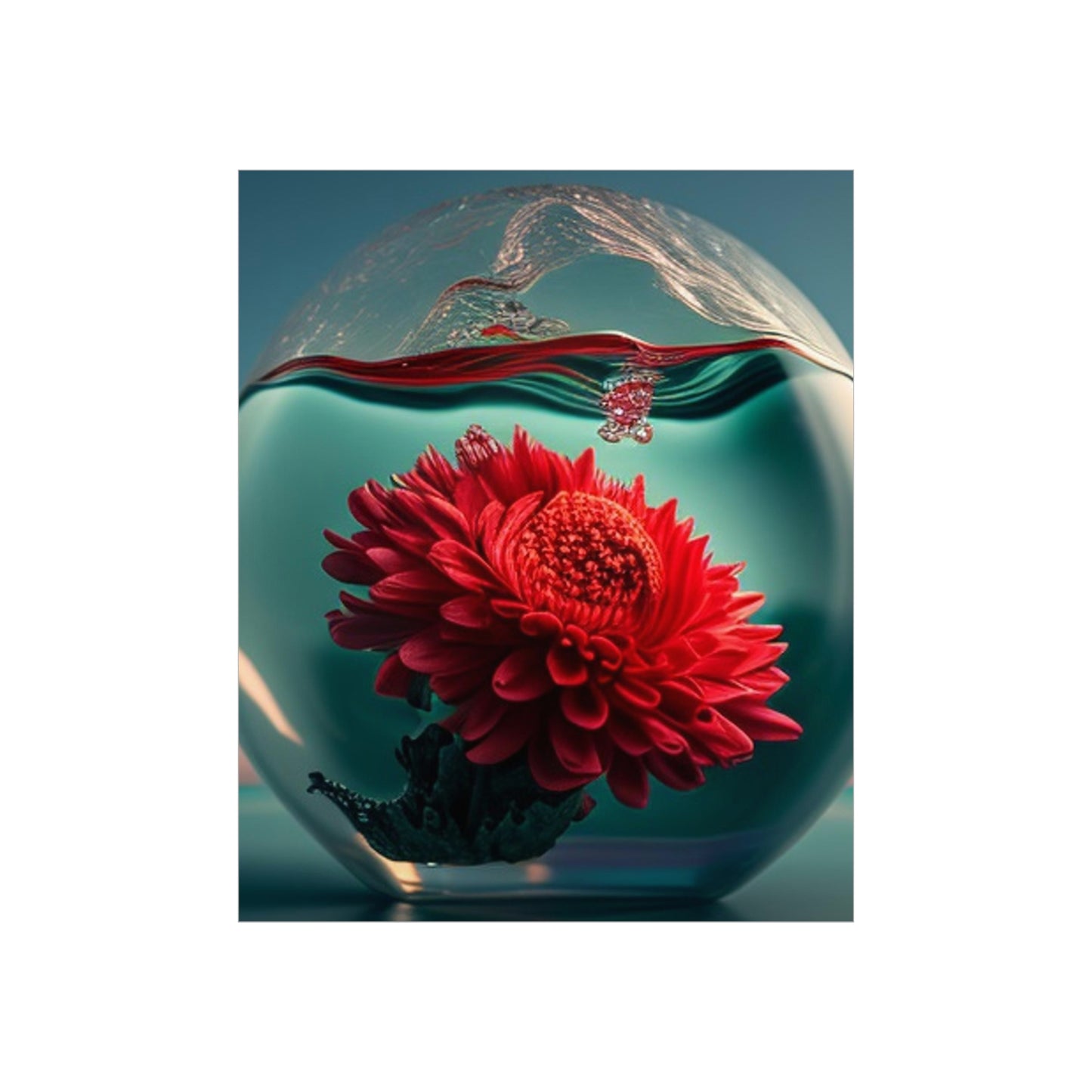 Premium Matte Vertical Posters Chrysanthemum 4