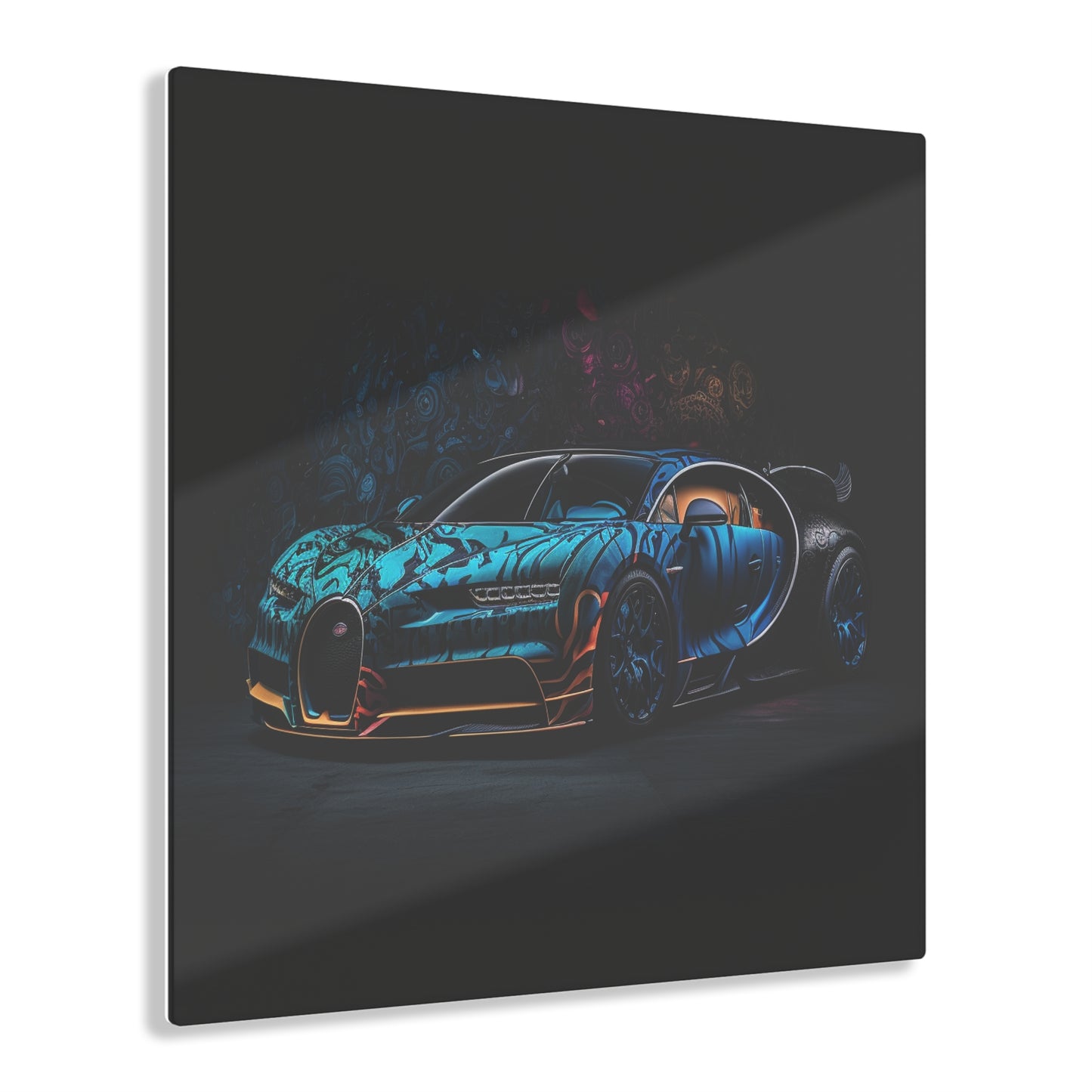 Acrylic Prints Bugatti Blue 3