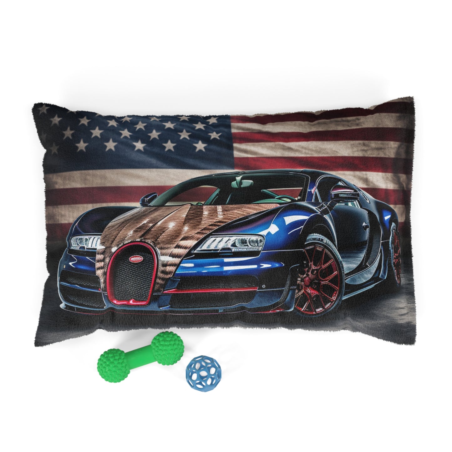 Pet Bed Bugatti American Flag 4