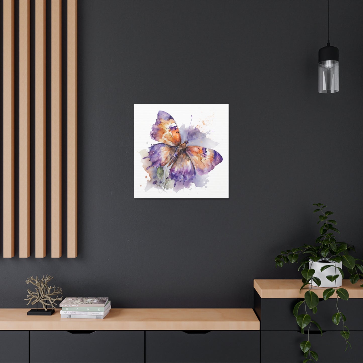 Canvas Gallery Wraps MerlinRose Watercolor Butterfly 1