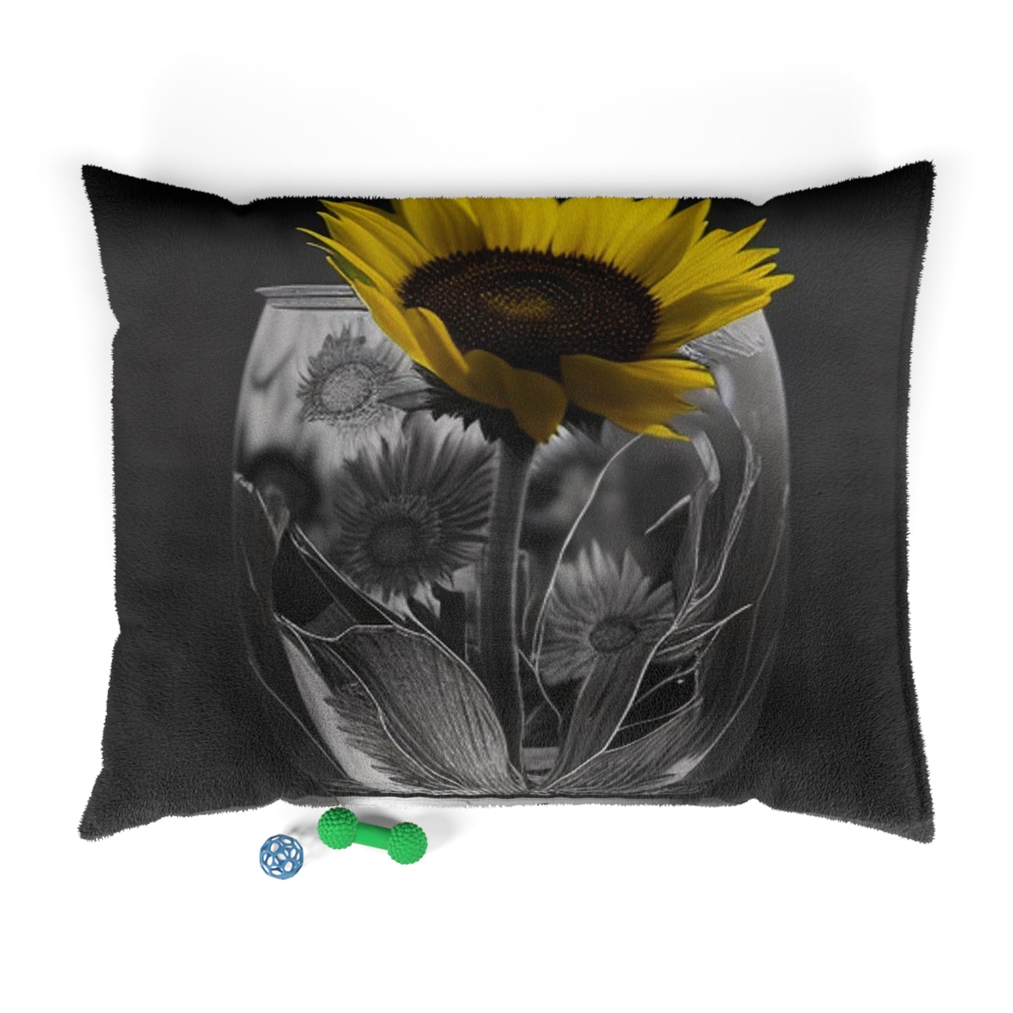 Pet Bed Yellw Sunflower in a vase 1