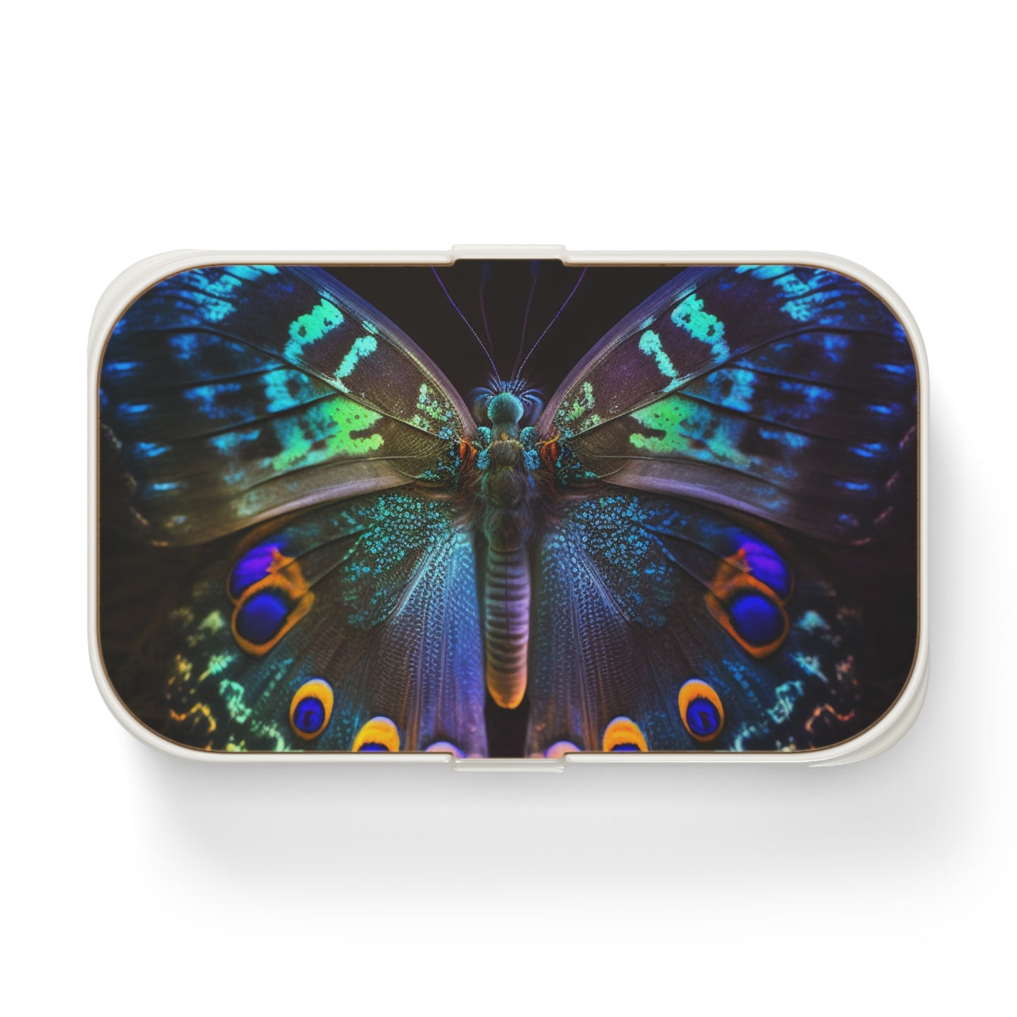 Bento Lunch Box Neon Hue Butterfly 3