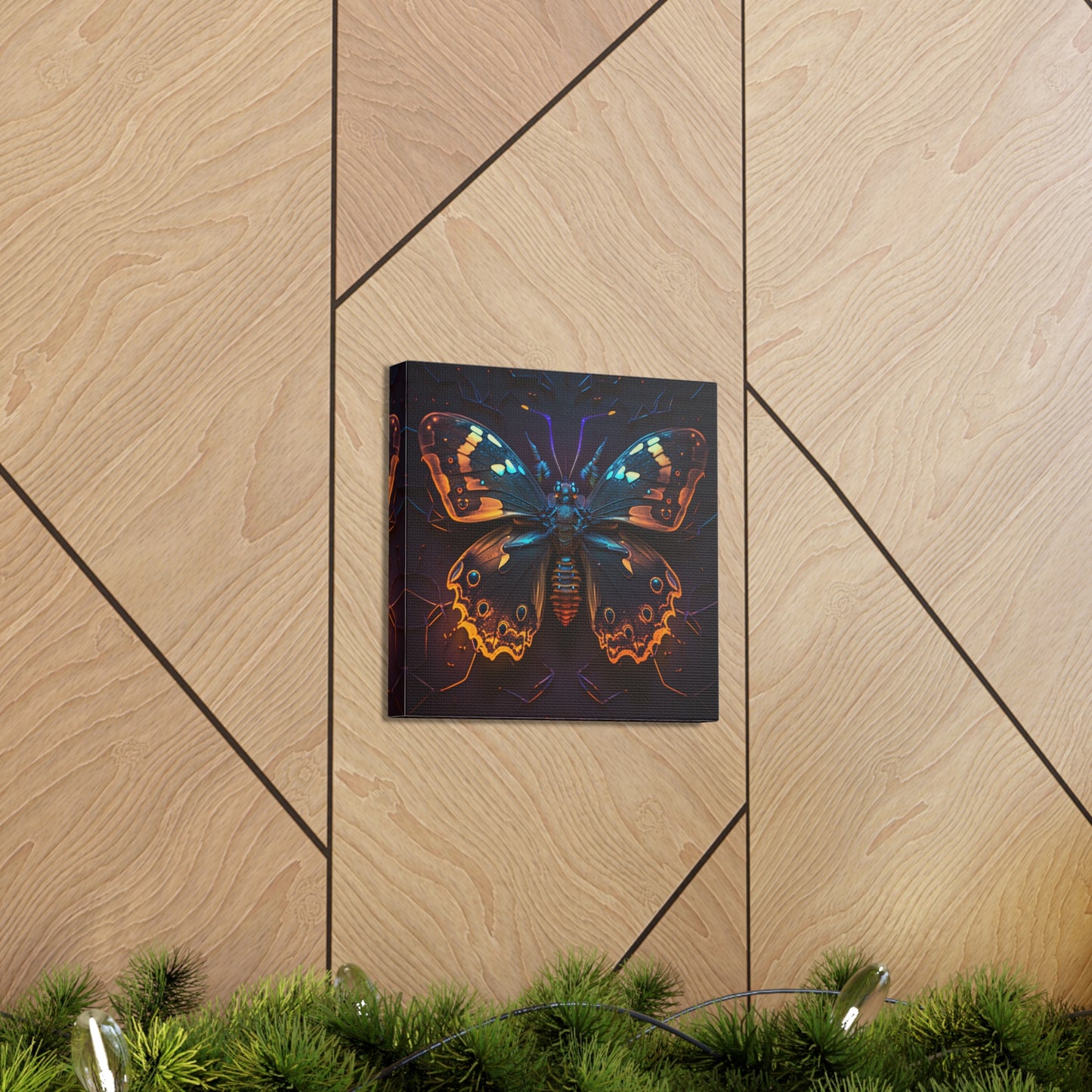 Canvas Gallery Wraps Neon Hue Butterfly 2