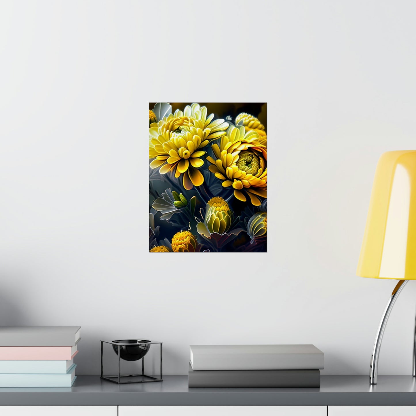 Premium Matte Vertical Posters Yellow Hermosas Flores Amarillas 4