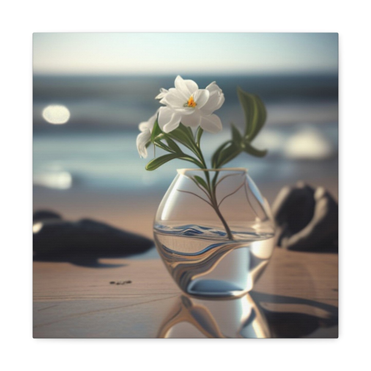 Canvas Gallery Wraps Jasmine glass vase 3