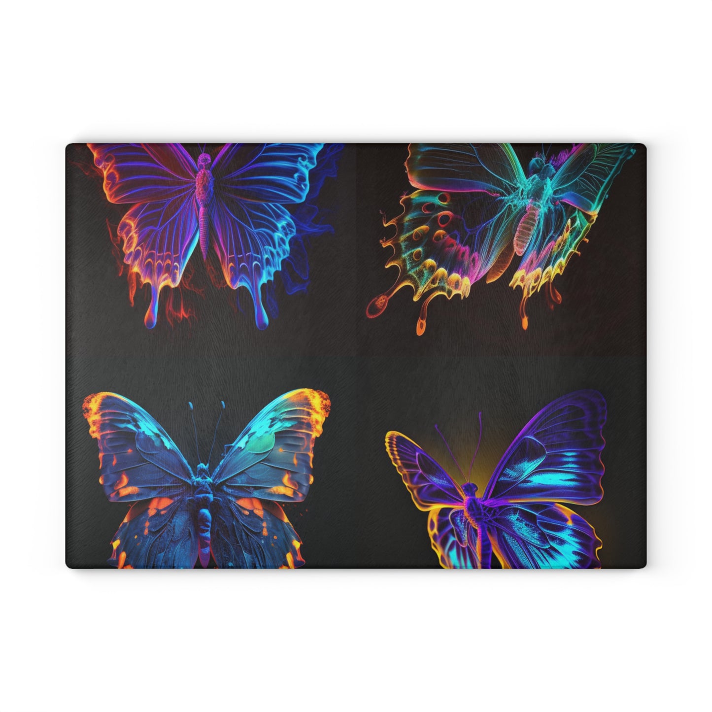 Glass Cutting Board Thermal Butterfly 5