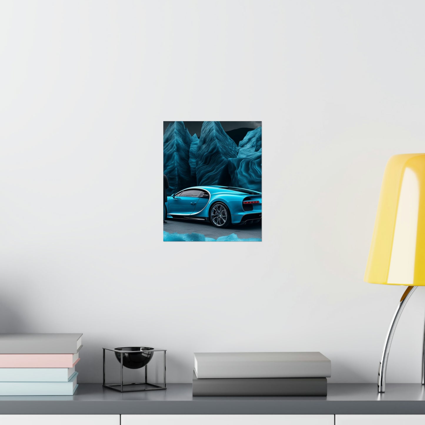 Premium Matte Vertical Posters Bugatti Real Look 3