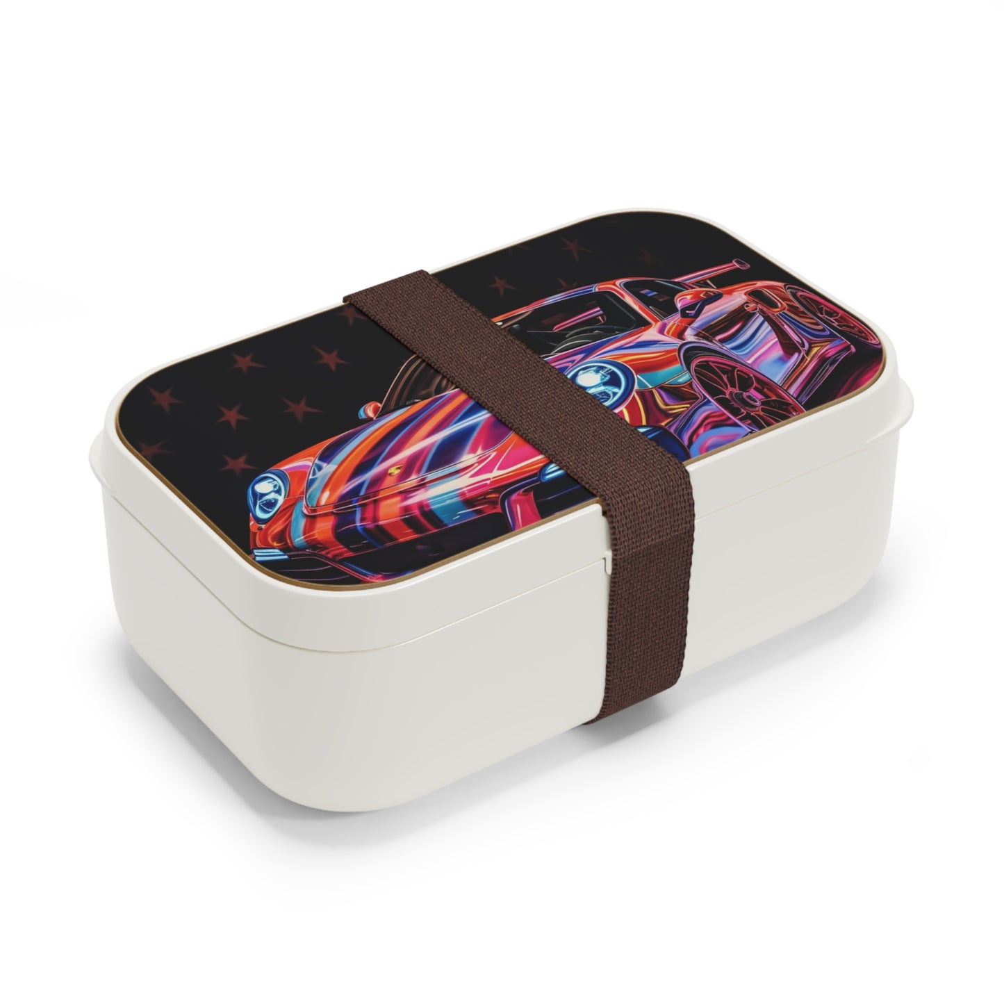 Bento Lunch Box American Flag Colored Porsche 2