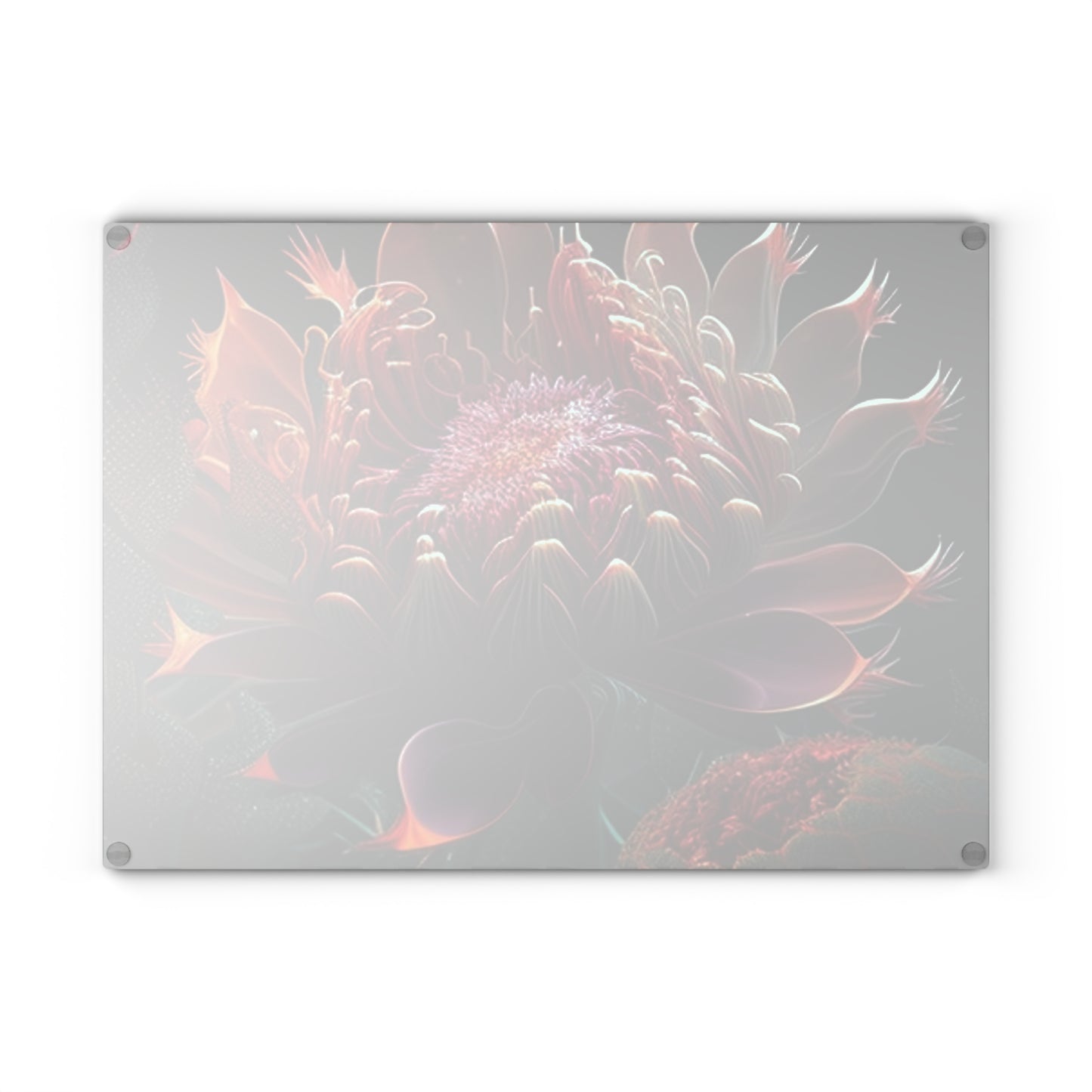 Glass Cutting Board Flower Arangment 1