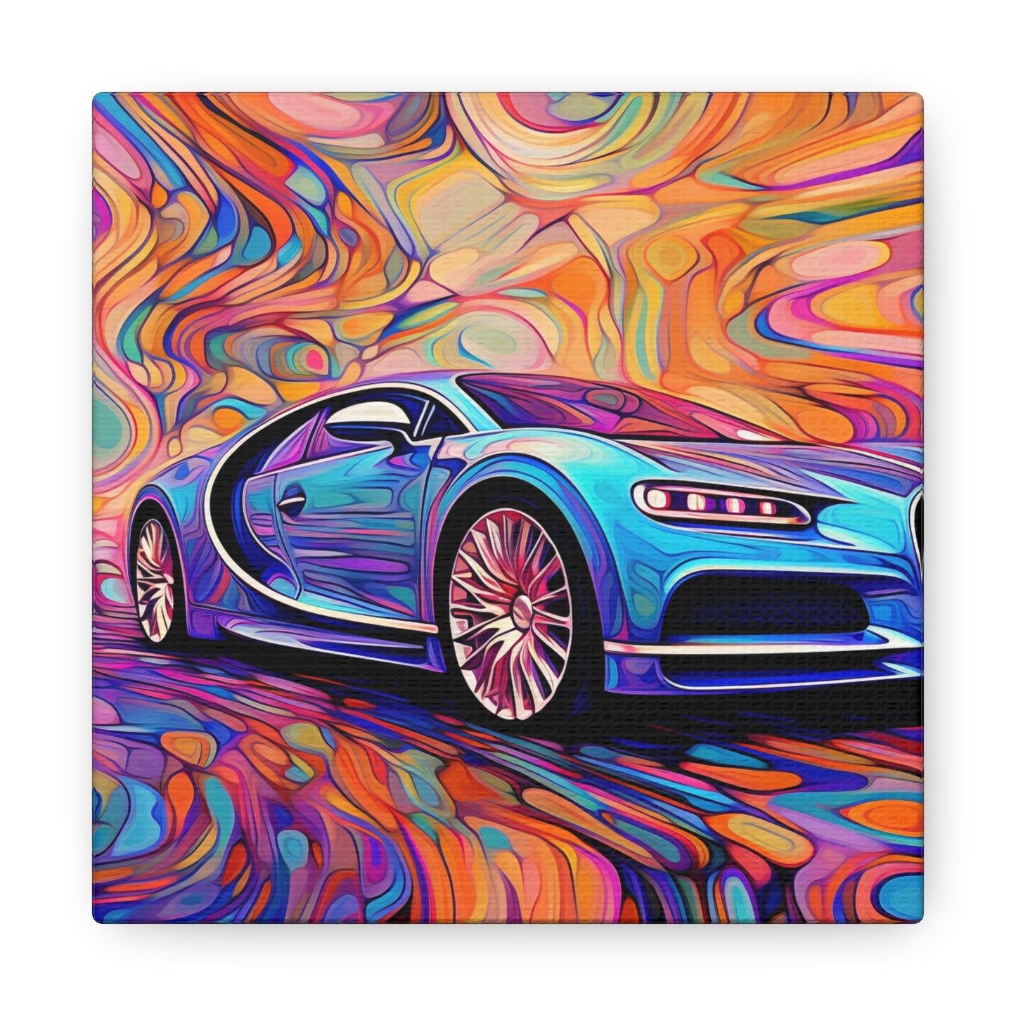 Canvas Gallery Wraps Bugatti Abstract Concept 3