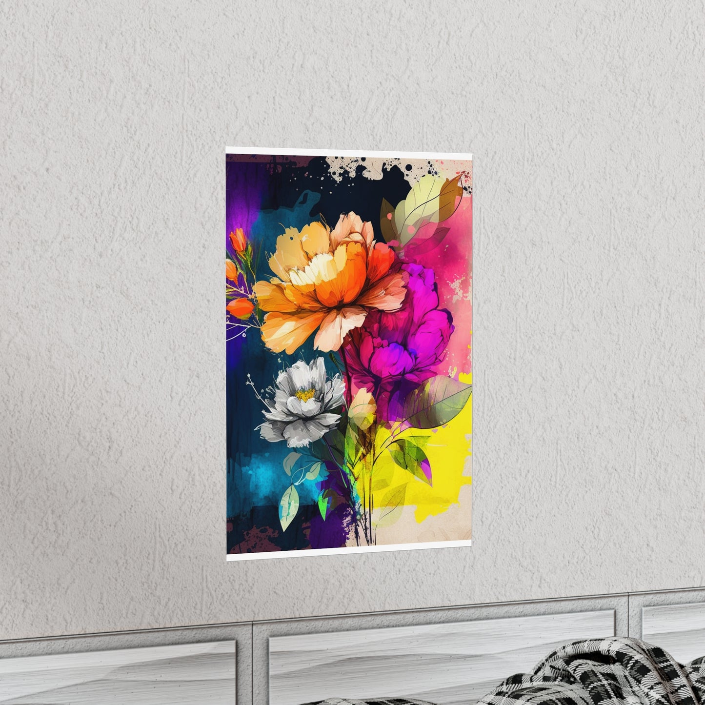 Premium Matte Vertical Posters Bright Spring Flowers 4